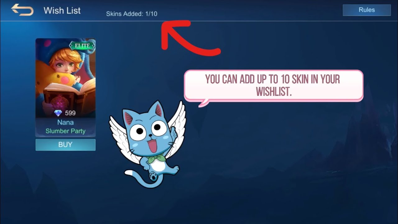 SKIN WISHLIST | Show & Change | TUTORIAL | Mobile Legend