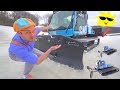 Blippi Explores a Snow Groomer | Educational Videos for Toddlers about Seasons