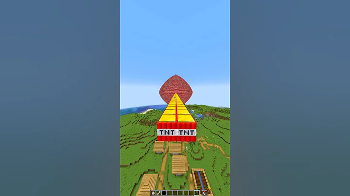 TNT Run 😰 (OP Ending) 23% #minecraft #shorts