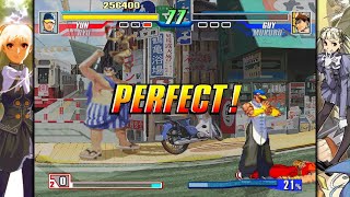 CAPCOM FIGHTING COLLECTION 2 : Yun from Street Fighter Won Matches in Capcom Fighting Jam