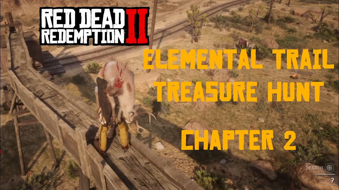 Red Dead Redemption 2 The Elemental Trail Treasure Map locations