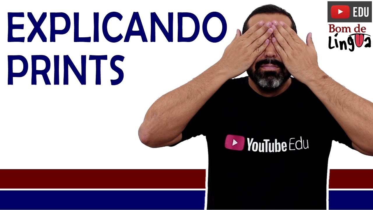 Explicando prints em Inglês 1 - YouTube