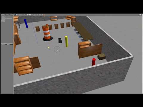 Turtlebot Roaming in Simulation programmed using Blockly