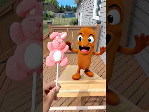 Tung Tung Tung Sahur cries after lollipop prank 😭🍭🐰❤️😱 #Plush #Annaanimation