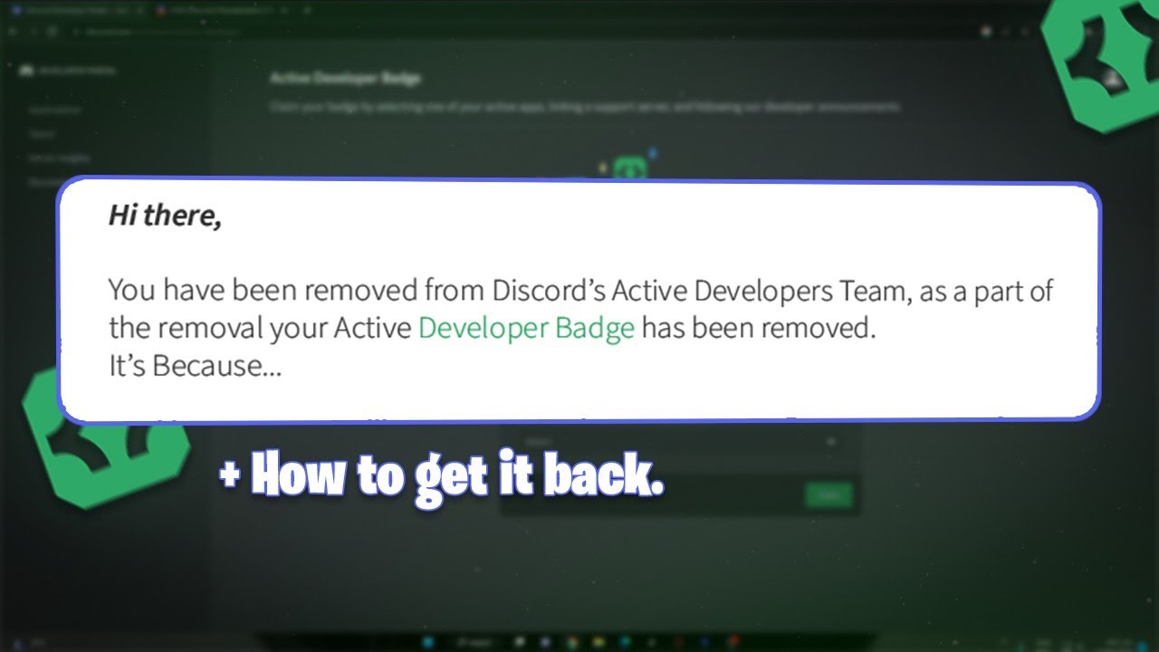 I can't set a support server for my bot while claiming the active developer  badge? : r/discordapp