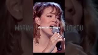 Mariah Carey singing " Without You " Live at MSG 1995 #mariahcarey  #90s cr:wakemeupjoemona