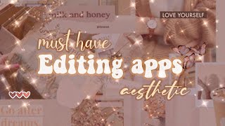 Best Aesthetic Editing Apps YOU MUST HAVE // ( iOS & Android) | AESTHETIC♡︎ screenshot 1
