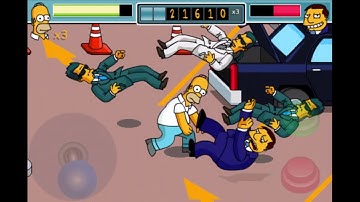 The Simpsons Arcade (iOS, 2009) - Playthrough
