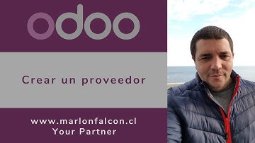 Curso gratis de Odoo ERP MM - CLASE 02 -Crear un proveedor