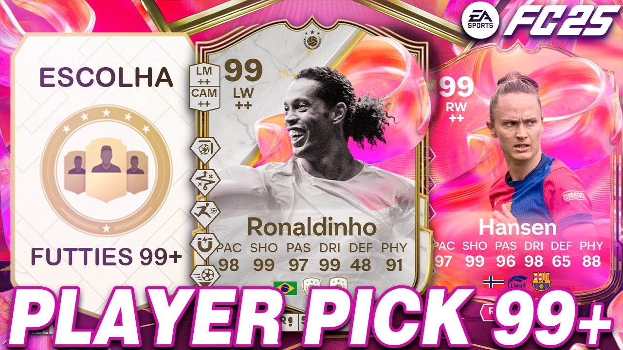 FC 25 | 🧙 RONALDINHO 99 GRÁTIS POR OBJETIVO / ESCOLHA FUTTIES 99 E MAIS ...
