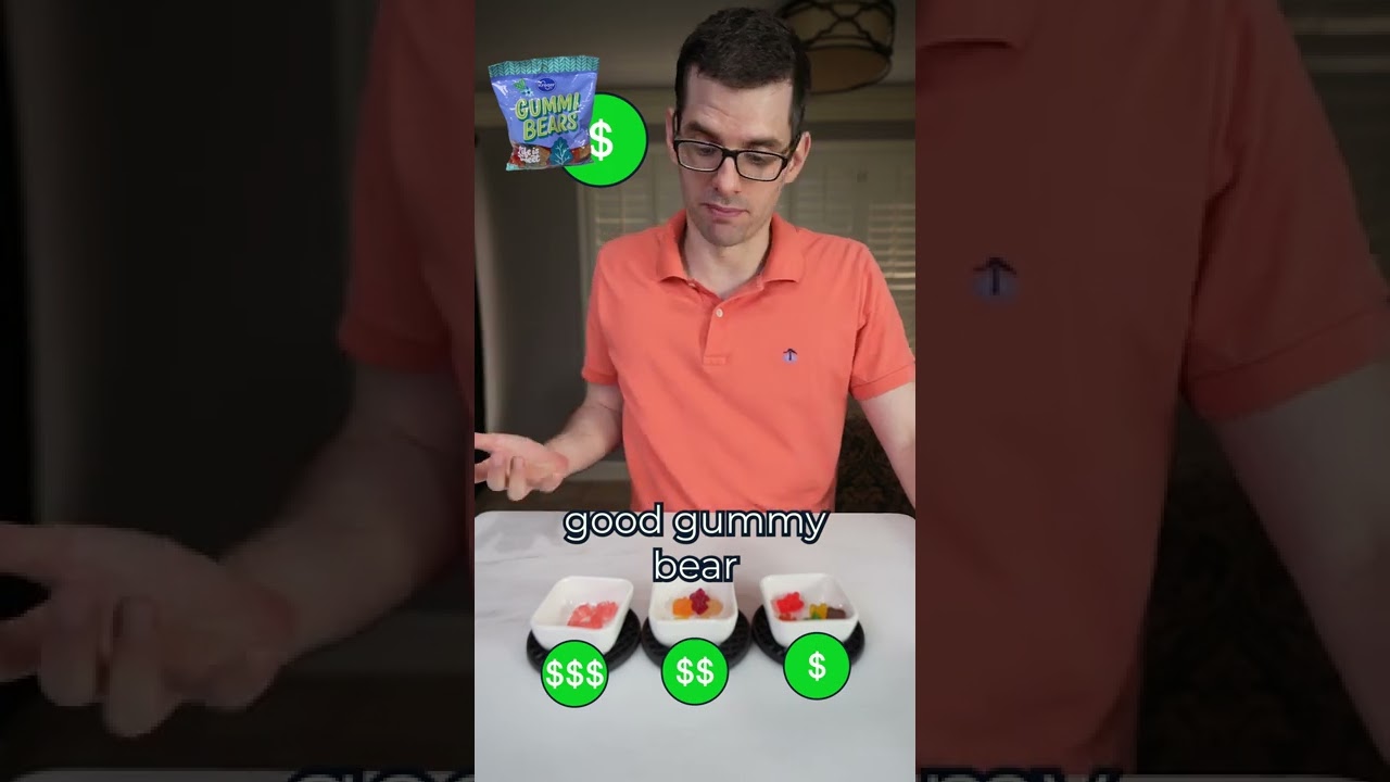 $1 vs $4 vs $35 Gummy Bears