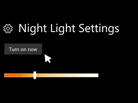How to Enable Night Light on Windows 10│Creators Update