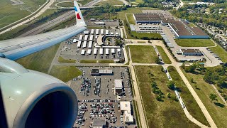 Rocket American Airlines Boeing 737 Takeoff From Cleveland Cle