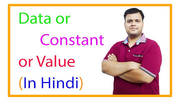 PART-4 Data types Or Constant or Values in C Programming in Hindi | Explain in Detail