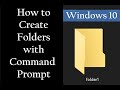 How to Create a folder using Command Prompt on Windows 10 and 11