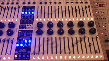 Koma Komplex Sequencer +. Oberheim SEM Pro + Moog Minifooger Analog Delay