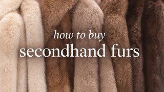 How to Buy Shearling and Mink Secondhand - YouTube