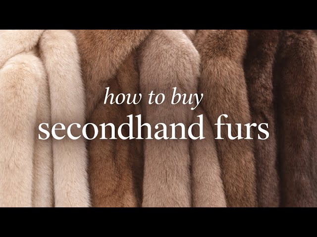 How to Buy Shearling and Mink Secondhand - YouTube