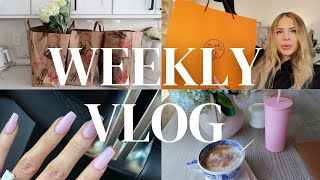 weekly vlog: new nails, unboxings & grwm