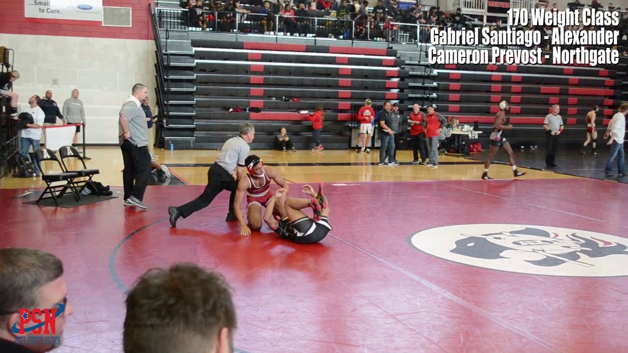 Wrestling GHSA 6A Sectionals 6 Feb 3 2018 YouTube