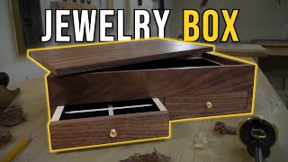 Making a jewelry box for my wife || hand cut joinery