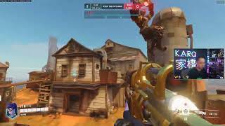 KarQ is an INSANE Widowmaker he doesn't even need to shoot his gun....