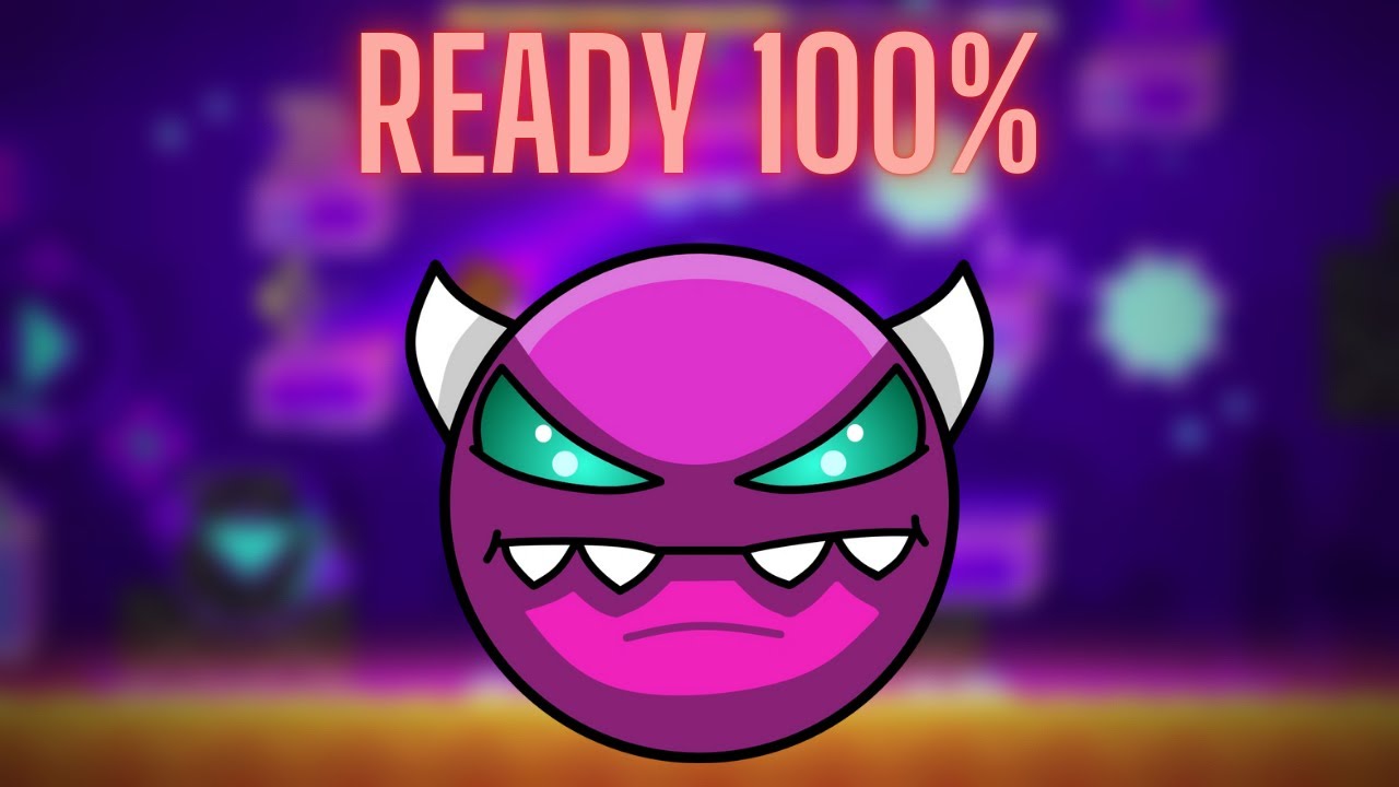 [60Hz Mobile] Geometry Dash - Ready 100% - Medium Demon - YouTube