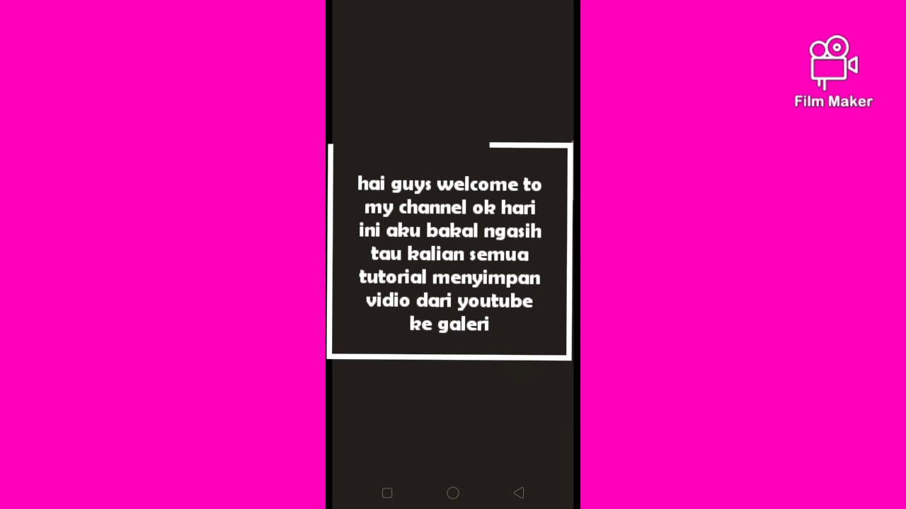 Cara menyimpan vidio dari youtube ke galeri tanpa aplikasi ...