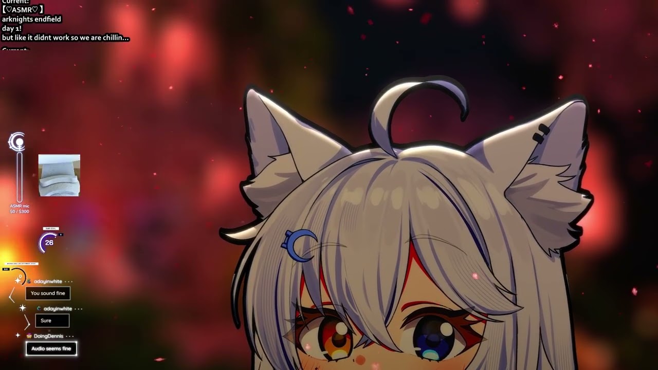 💦ASMR 💦 i-im back. and in EndField...💙 VOD 01232026 part 2