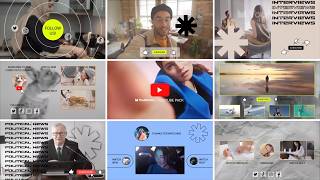 Youtube Promo And Endscreens - Animated Intro & Outro Kit (AE, PR, FCPX)