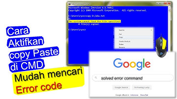 Cara Mengaktifkan Copy Paste di CMD