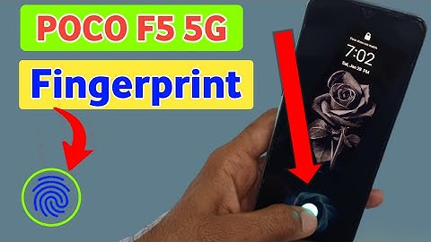 Poco F5 5G Display Fingerprint Setting/poco f5 5g मे fingerprint lock kaise kare/fingerprint sensor