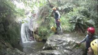 Barranquismo en Asturias (Carangas) con Nakel Sport - Gopro HD Hero 720p