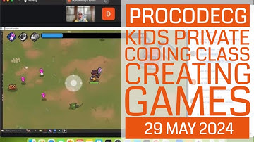ProCodeCG Kids Private Coding Class - Darren - 29 May 2024