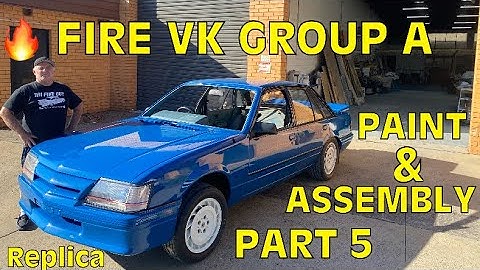 VK GROUP A SS Holden commodore-replica REBUILD AFTER FIRE PART 5