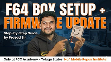 F64 Box Full Setup & Firmware Update Guide | Step-by-Step Installation by PCC Academy | Prasad Sir