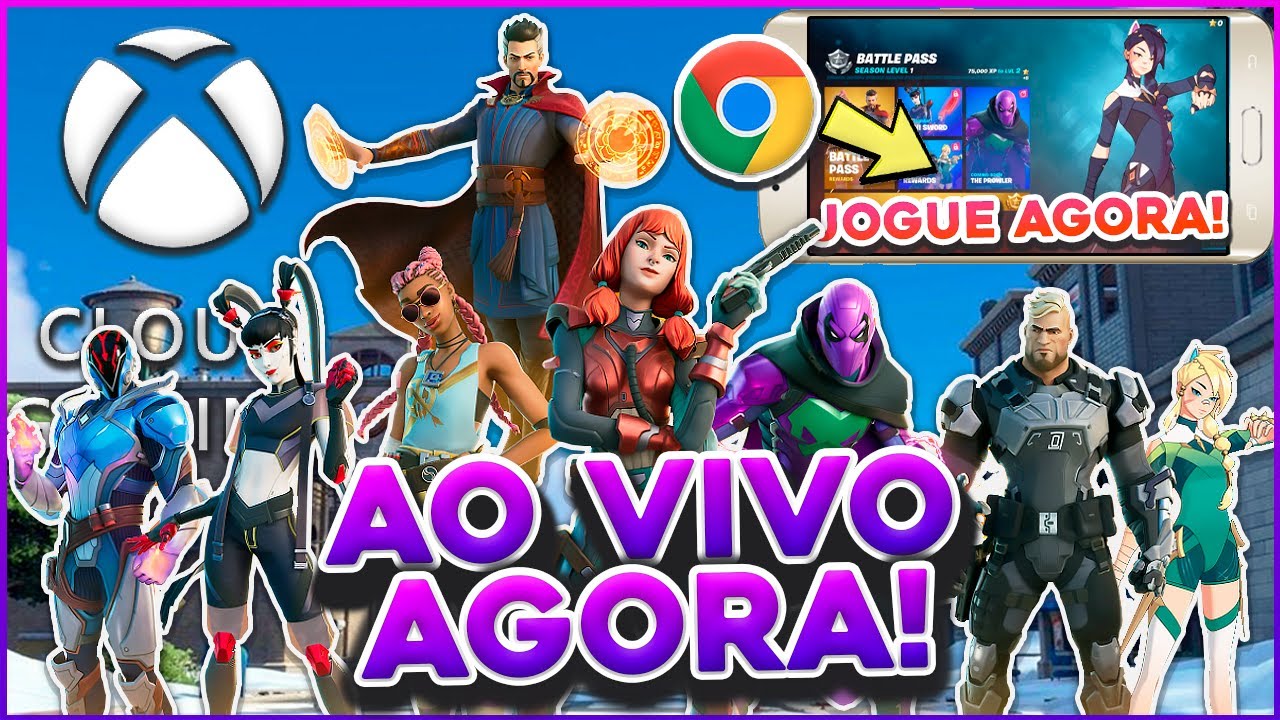 Jogue Fortnite no iOS, iPadOS, celulares e tablets Android e Windows PC com  Xbox Cloud Gaming gratuitamente - Xbox Wire em Português