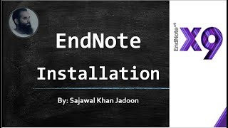3. Endnote Installation On Windows Installation Of Endnote Endnote X9
