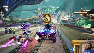 Sonic Racing CRAAAAZZZZY Crossworlds, and Banjo - Rolling around at the speed of sound, with a bird
