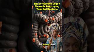 Heavy Swollen Legs? Stress Is Destroying Your Gut Bacteria #NutritionTips #DrTianaWestbrook