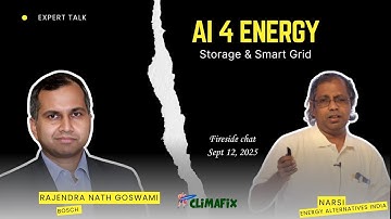 Expert Talk | AI 4 Energy Storage & Smart Grid | CLIMAFIX summit 2025