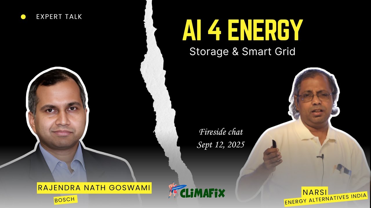 Expert Talk | AI 4 Energy Storage & Smart Grid | CLIMAFIX summit 2025