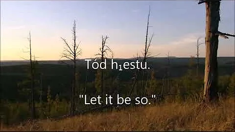 Proto Indo European spoken   The King and the God 480p