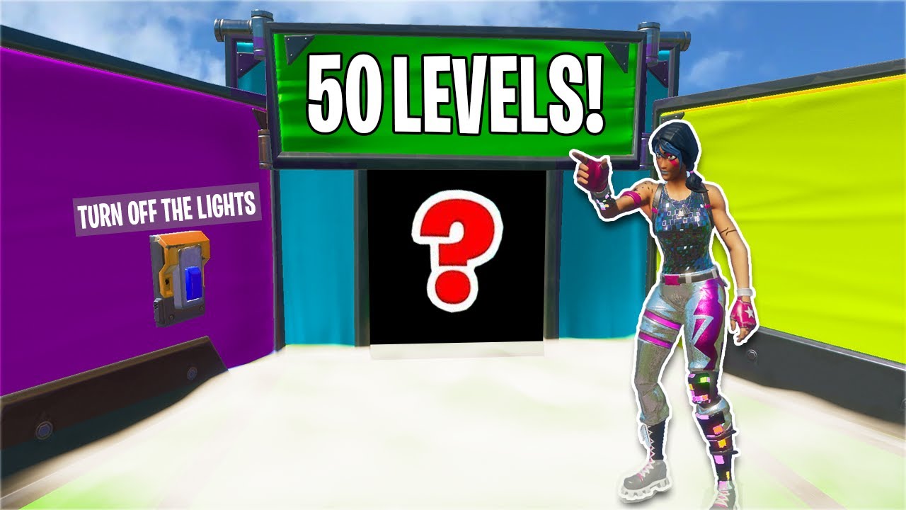 You Can T See In This 50 Level Deathrun Fortnite Creative