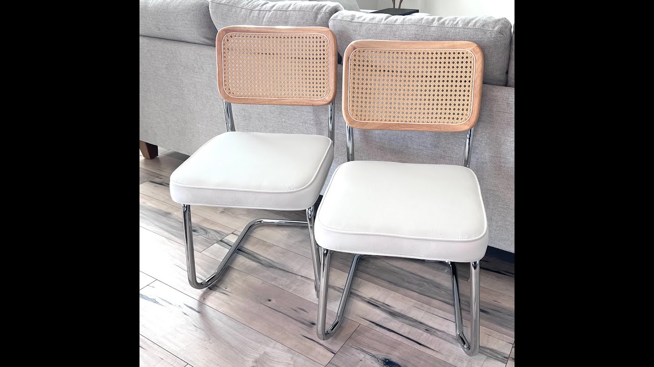 Vevor Rattan Mid Century Modern Dining Chairs