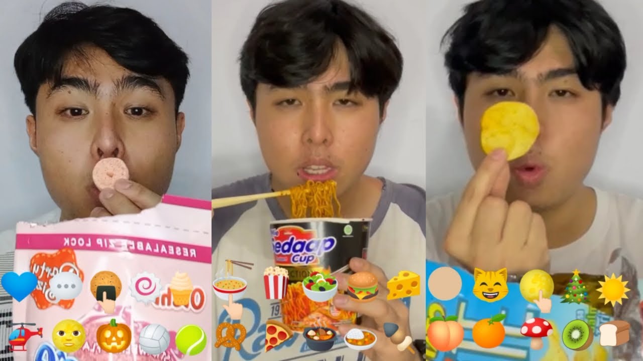 ASMR SNACK EATING SOUNDS 🍒🥑🍑🥭🍆🍋🍊🥨 - YouTube