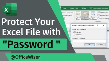 How to Protect Your Excel File with a Password | Microsoft Excel