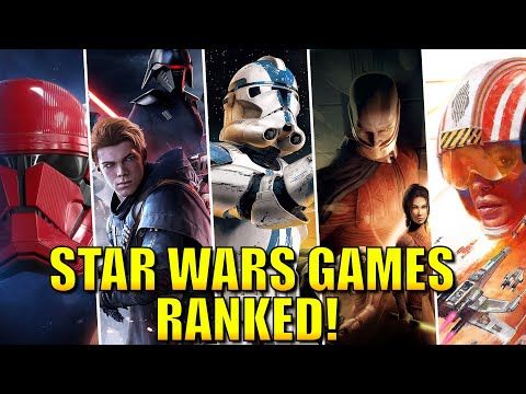 Star Wars Games RANKED from Worst to Best! (w/ Star Wars Squadrons)