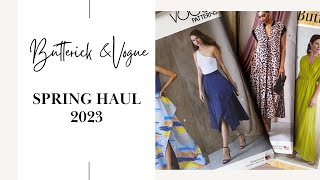 Butterick and Vogue Spring Haul 2023