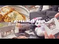 productive days in my life 🤎🧸 | cleaning, quick desk tour, cooking ramen, kuromi puffy bag